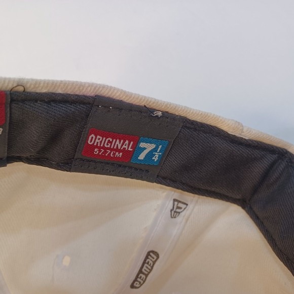 New Era 59Fifty Hardwood Classics Houston Rockets Size 7 1/4 Raised Logo Wool - Picture 4 of 12